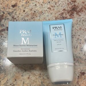 PRAI Beauty Meno-Soothe Moisturizer and Serum - Blue and White